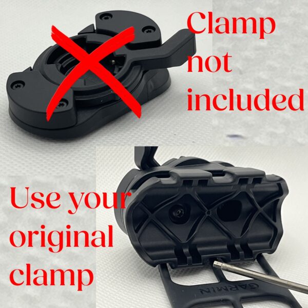 Garmin Varia RCT715 Mount for Fizik Saddle ICS Clip - Image 2